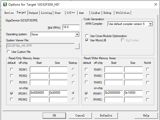 keil中GD32 MCU IAP中APP的存储地址如何设置？ 